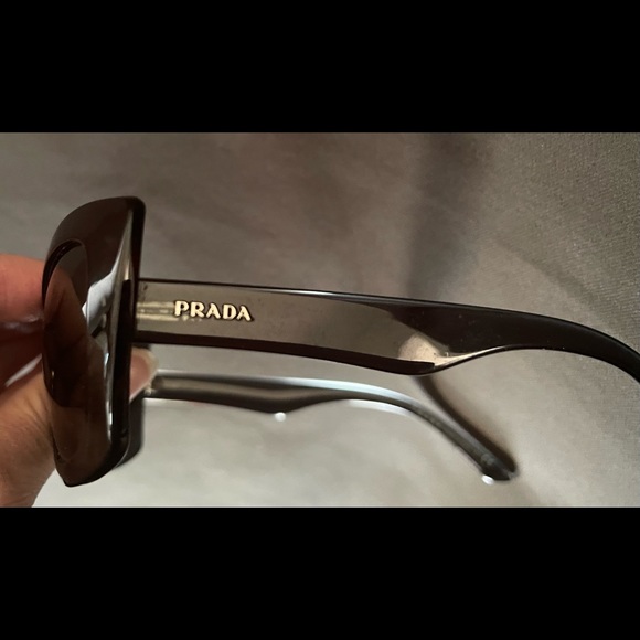 Beautiful Authentic Prada Cat Eye Sunglasses.  EUC. - Picture 3 of 7